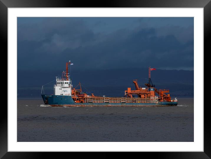 Arco Dart dredger heading out to sea Framed Mounted Print by Rory Hailes
