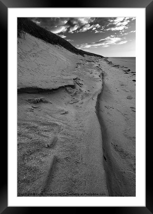 Aberlady Sand Dunes Framed Mounted Print by Keith Thorburn EFIAP/b