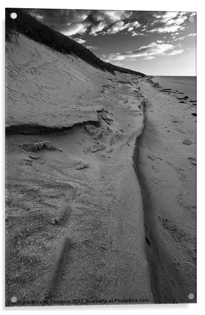 Aberlady Sand Dunes Acrylic by Keith Thorburn EFIAP/b