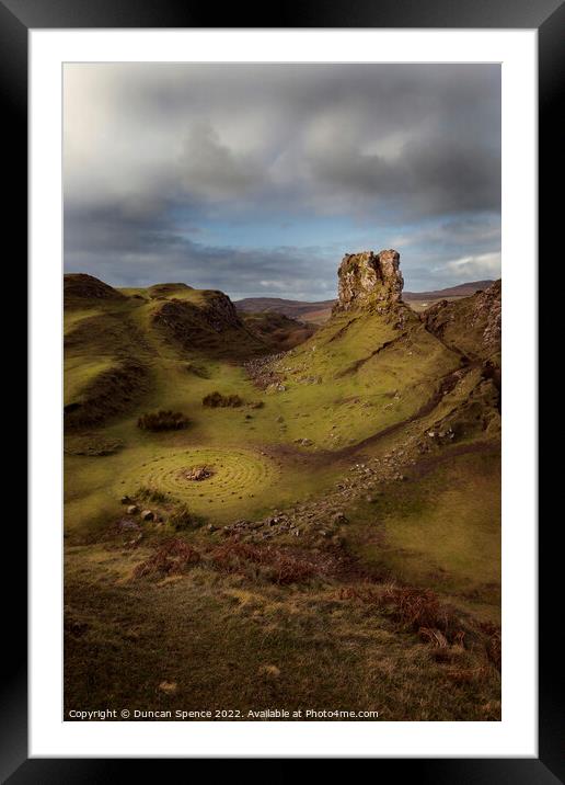 The Fairy Glen of Uig, Isle of Skye Framed Mounted Print by Duncan Spence
