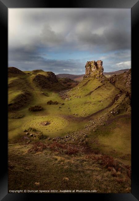 The Fairy Glen of Uig, Isle of Skye Framed Print by Duncan Spence