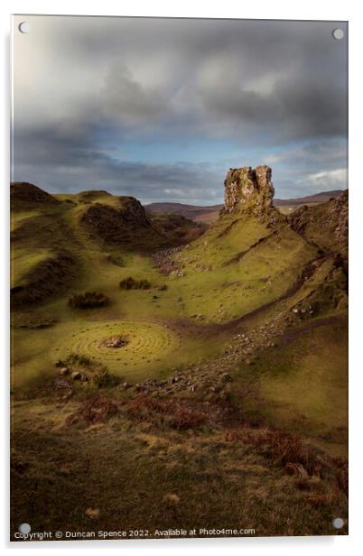 The Fairy Glen of Uig, Isle of Skye Acrylic by Duncan Spence