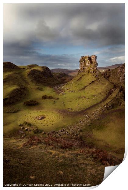 The Fairy Glen of Uig, Isle of Skye Print by Duncan Spence