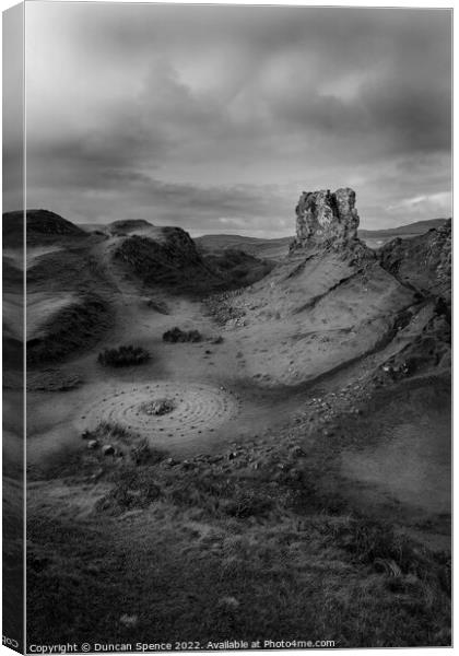 The Fairy Glen Canvas Print by Duncan Spence