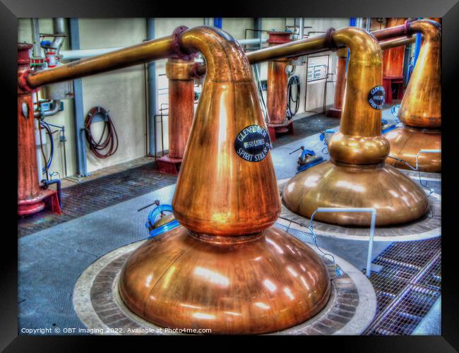 Glenfiddich Distillery Dufftown Speyside Scotland  Framed Print by OBT imaging