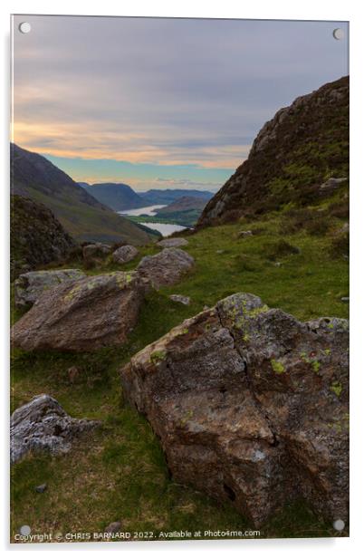 Buttermere View Acrylic by CHRIS BARNARD