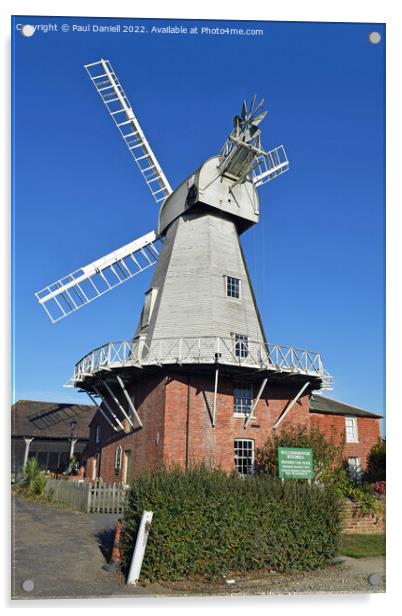 Willesborough Windmill Acrylic by Paul Daniell