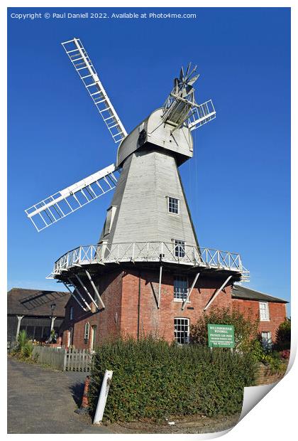 Willesborough Windmill Print by Paul Daniell