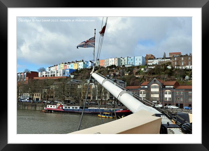 Bristol from the SS Great Britain  Framed Mounted Print by Paul Daniell
