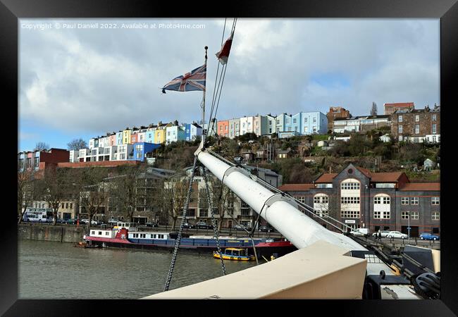 Bristol from the SS Great Britain  Framed Print by Paul Daniell