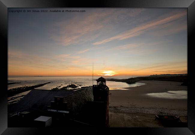 Cullercoats Lifeboat Station at dawn Framed Print by Jim Jones
