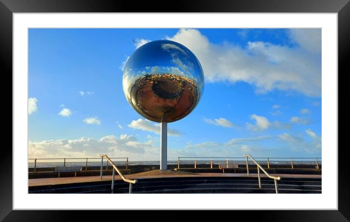 Mirror Ball, Blackpool Framed Mounted Print by Michele Davis