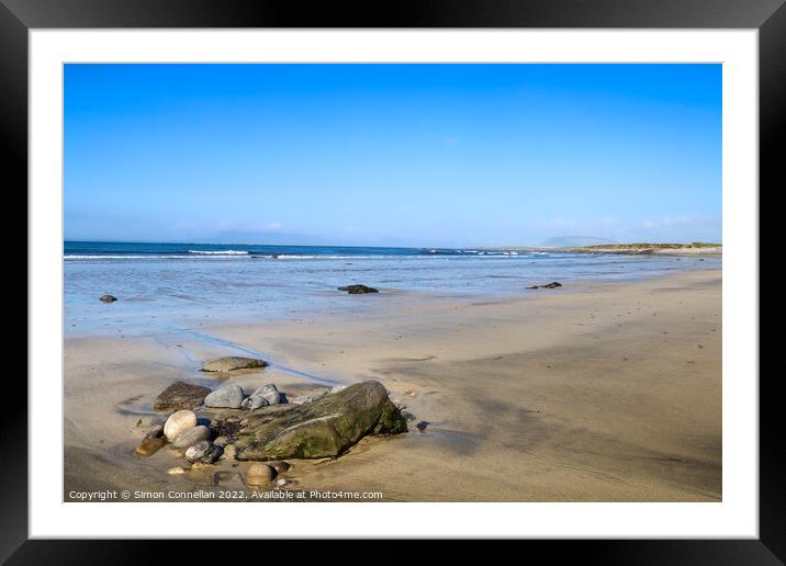 Aughris Head Beach Sligo Framed Mounted Print by Simon Connellan