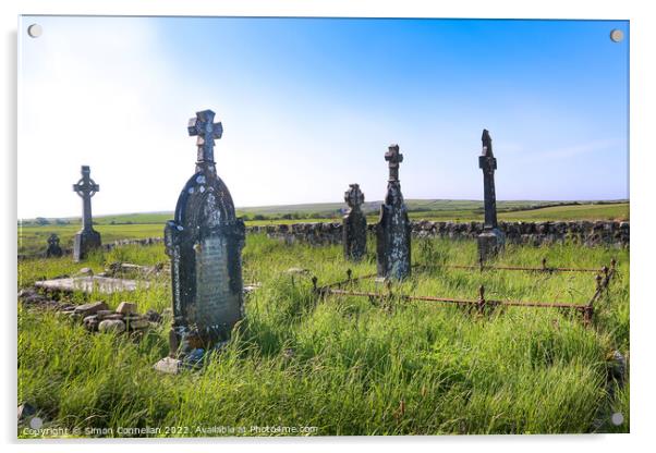 Old Irish Remains Acrylic by Simon Connellan