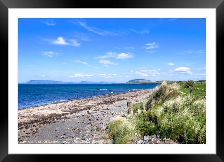 Aughris Head Beach Sligo Framed Mounted Print by Simon Connellan