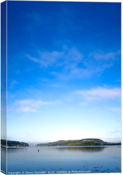 Mull from Oban Canvas Print by Simon Connellan