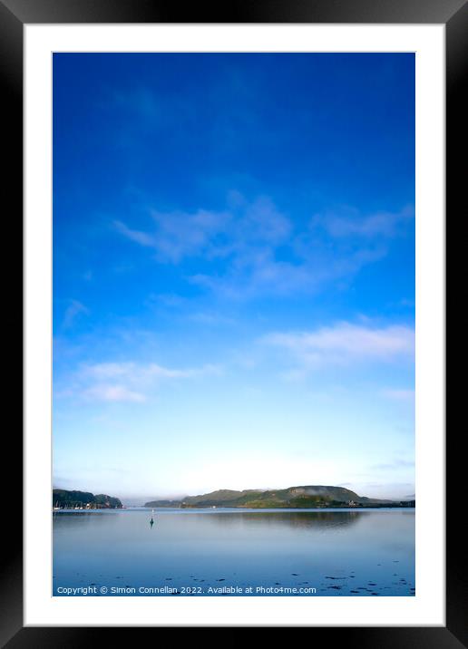 Mull from Oban Framed Mounted Print by Simon Connellan