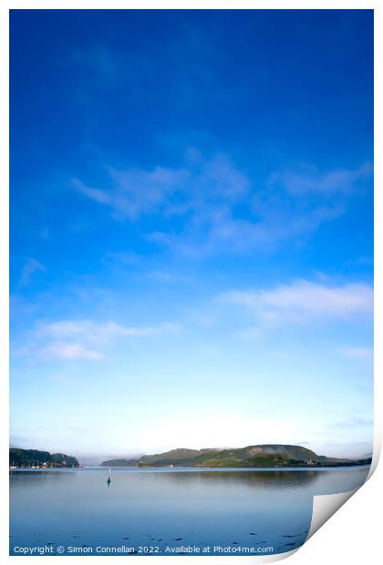 Mull from Oban Print by Simon Connellan