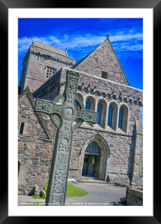 Iona Framed Mounted Print by Simon Connellan