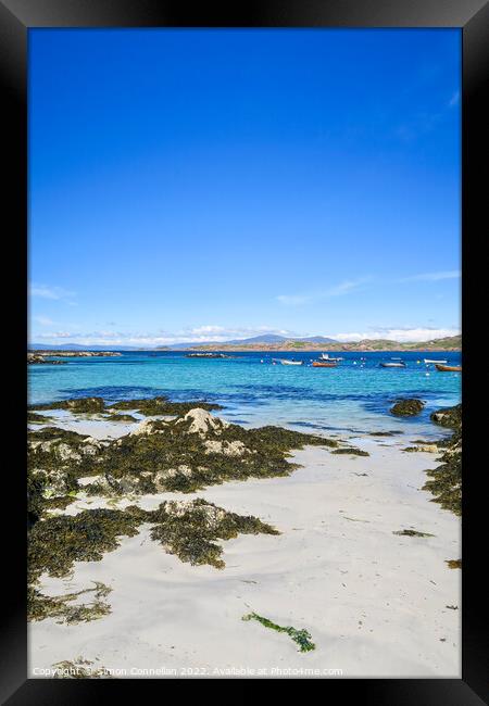 Iona Framed Print by Simon Connellan