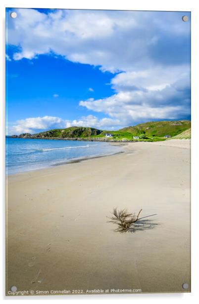 Camusdarach, Morar Acrylic by Simon Connellan