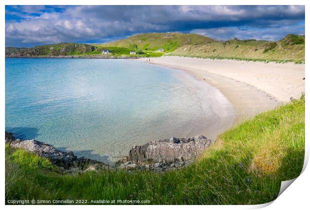 Camusdarach, Morar Print by Simon Connellan