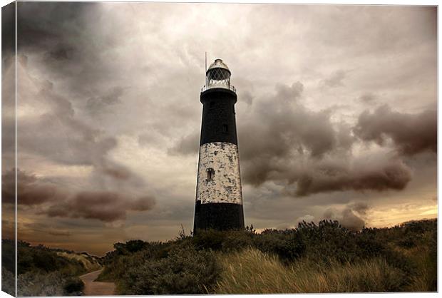 The Old Lighthouse - Spurn Point Canvas Print by Trevor Kersley RIP
