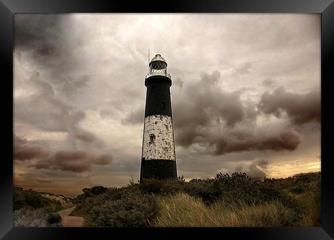 The Old Lighthouse - Spurn Point Framed Print by Trevor Kersley RIP