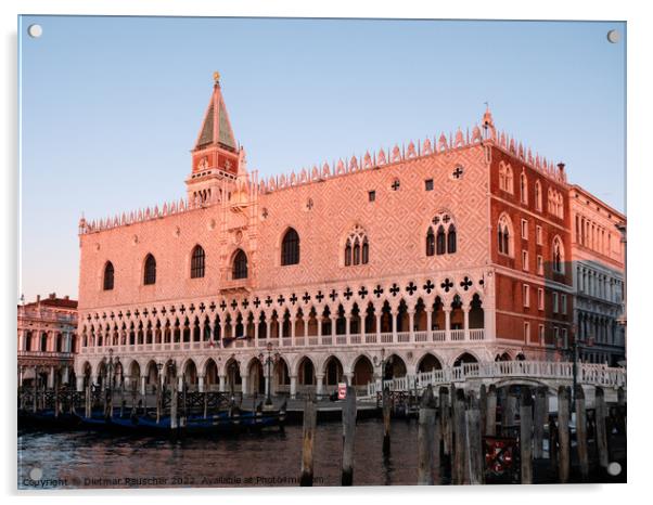 Doge's Palace in Venice, Italy Acrylic by Dietmar Rauscher