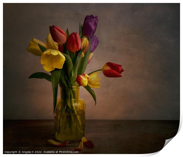 Tulips Print by Angela H