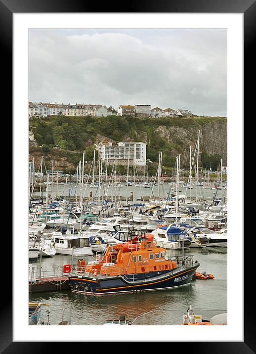 The Torbay Lifeboat Framed Mounted Print by graham young