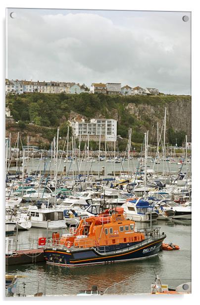 The Torbay Lifeboat Acrylic by graham young