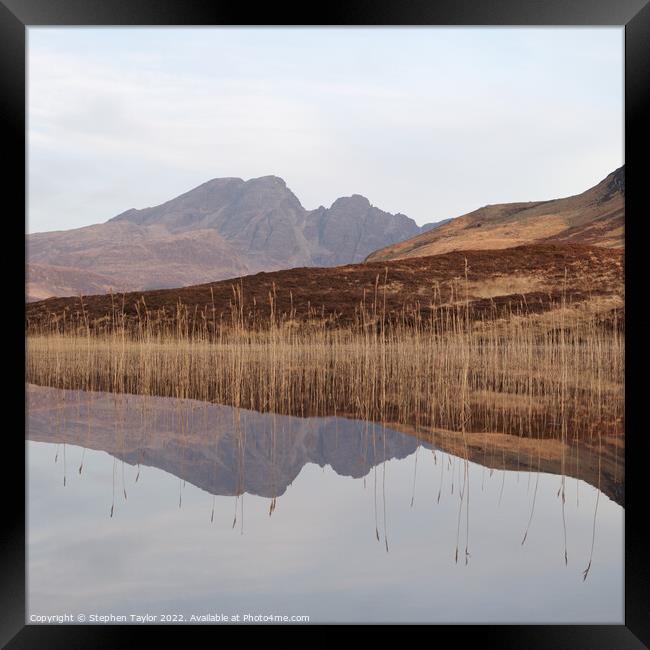 Loch Cill Chrisod Framed Print by Stephen Taylor