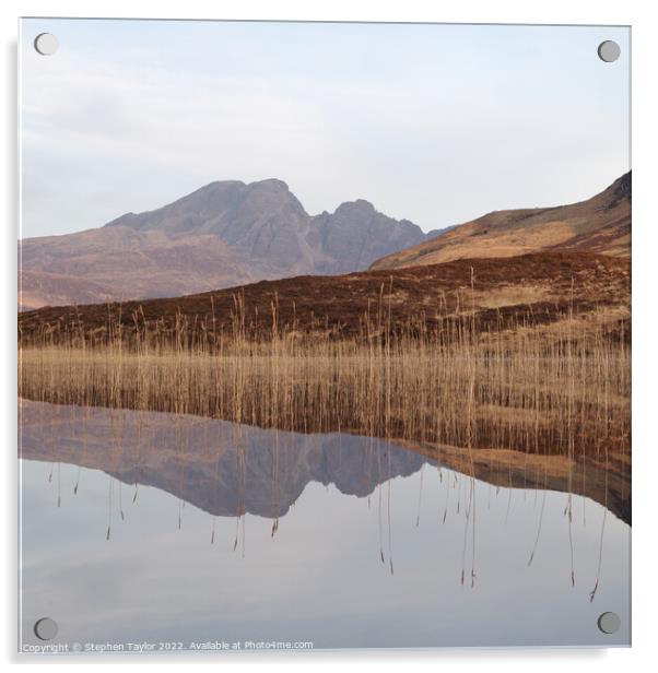 Loch Cill Chrisod Acrylic by Stephen Taylor