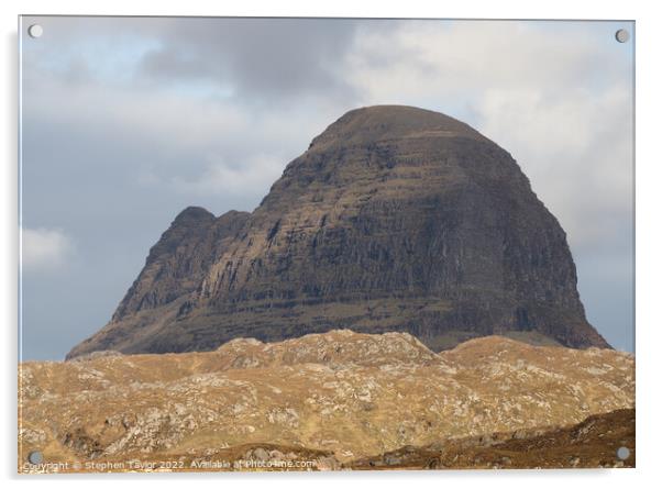 Suilven Acrylic by Stephen Taylor