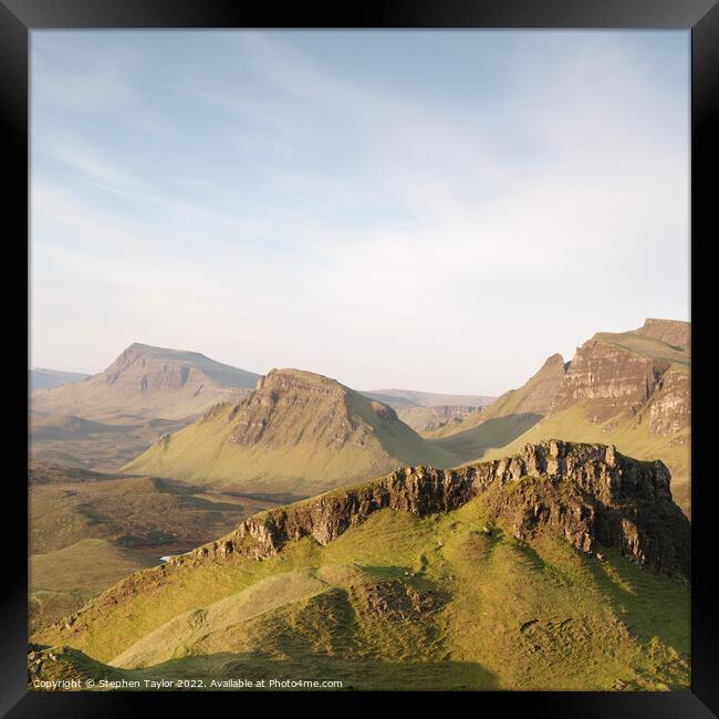 The Quiraing Framed Print by Stephen Taylor