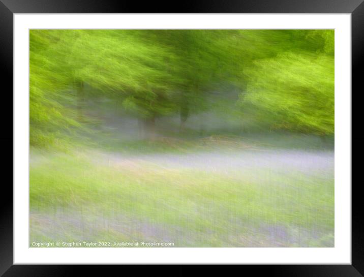 Outdoor grass Framed Mounted Print by Stephen Taylor
