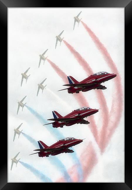Red Arrows Framed Print by Sam Smith
