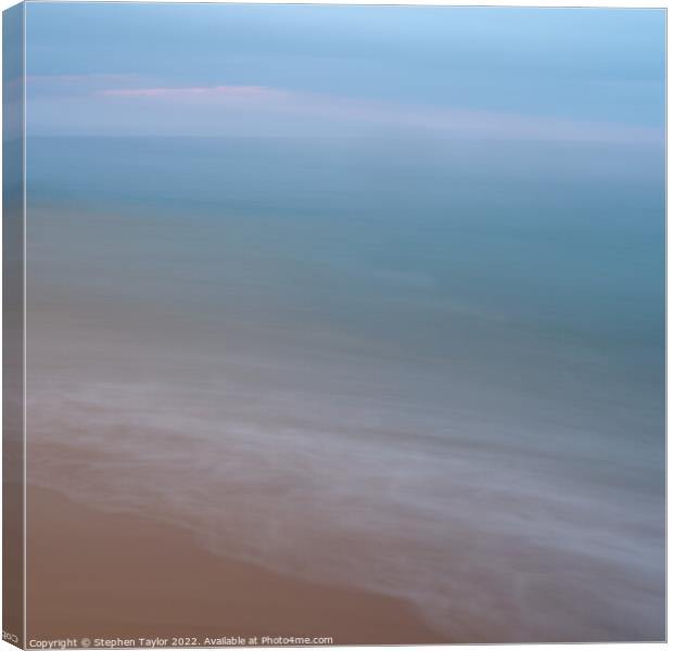 Coastal Impressions Canvas Print by Stephen Taylor