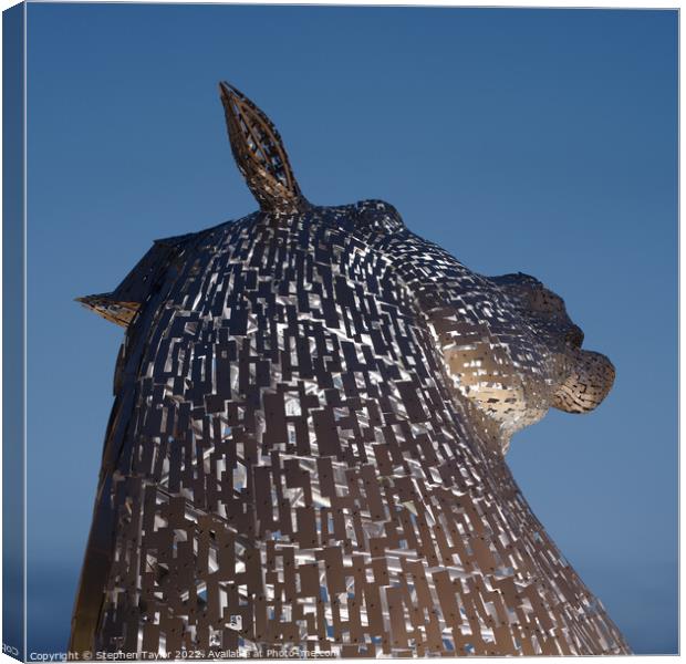 The Kelpies Canvas Print by Stephen Taylor