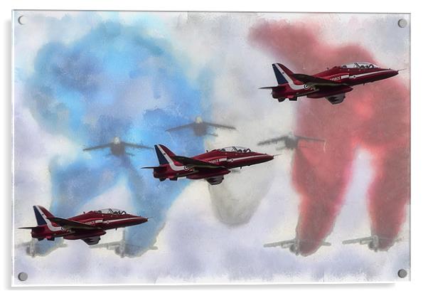 The Red Arrows Acrylic by Sam Smith