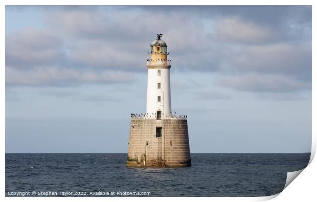 Rattray Head Lighthouse Print by Stephen Taylor