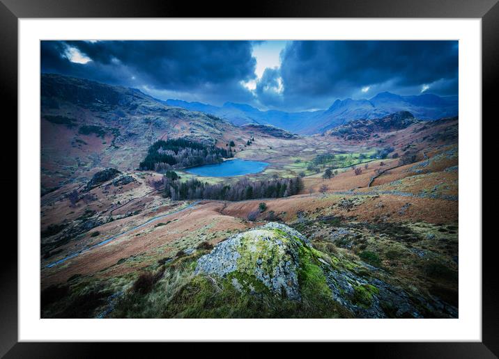 Langdale Valley Framed Mounted Print by Jonny Gios