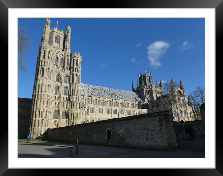 Ely Cathedral Framed Mounted Print by Simon Hill