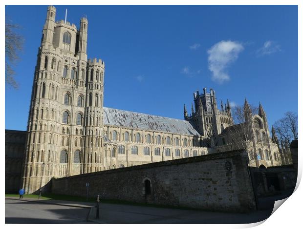 Ely Cathedral Print by Simon Hill