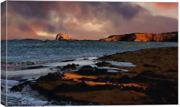 bass rock Canvas Print by dale rys (LP)