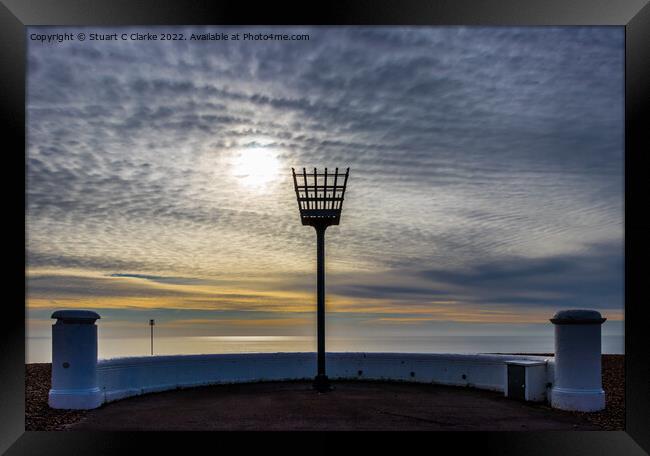 The Beacon Framed Print by Stuart C Clarke