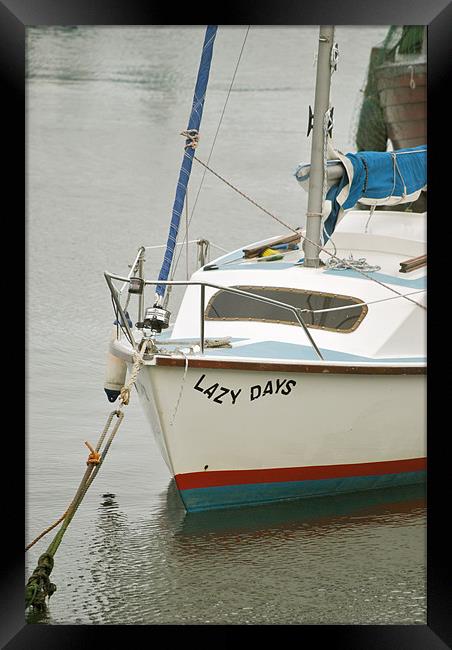 'Lazy Days' at Brixham Framed Print by graham young