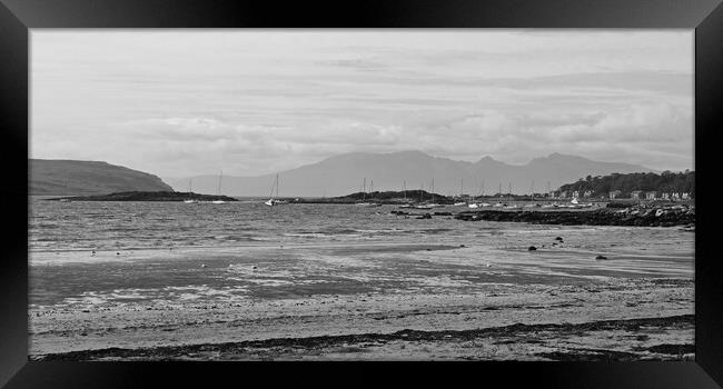 Millport, doon the watter, and Arran Framed Print by Allan Durward Photography