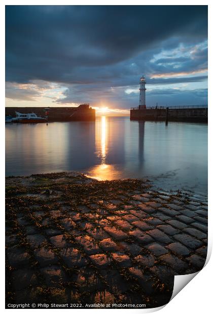 Newhaven Harbour Print by Philip Stewart